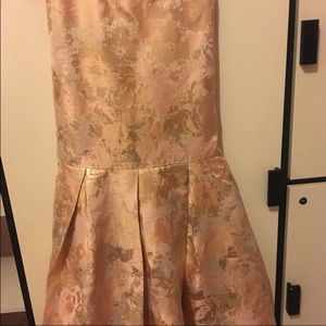 Marble metallic dress